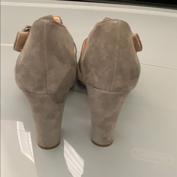 Cole Haan Chelsea T-Strap Suede Sandal - Picture 5 of 8